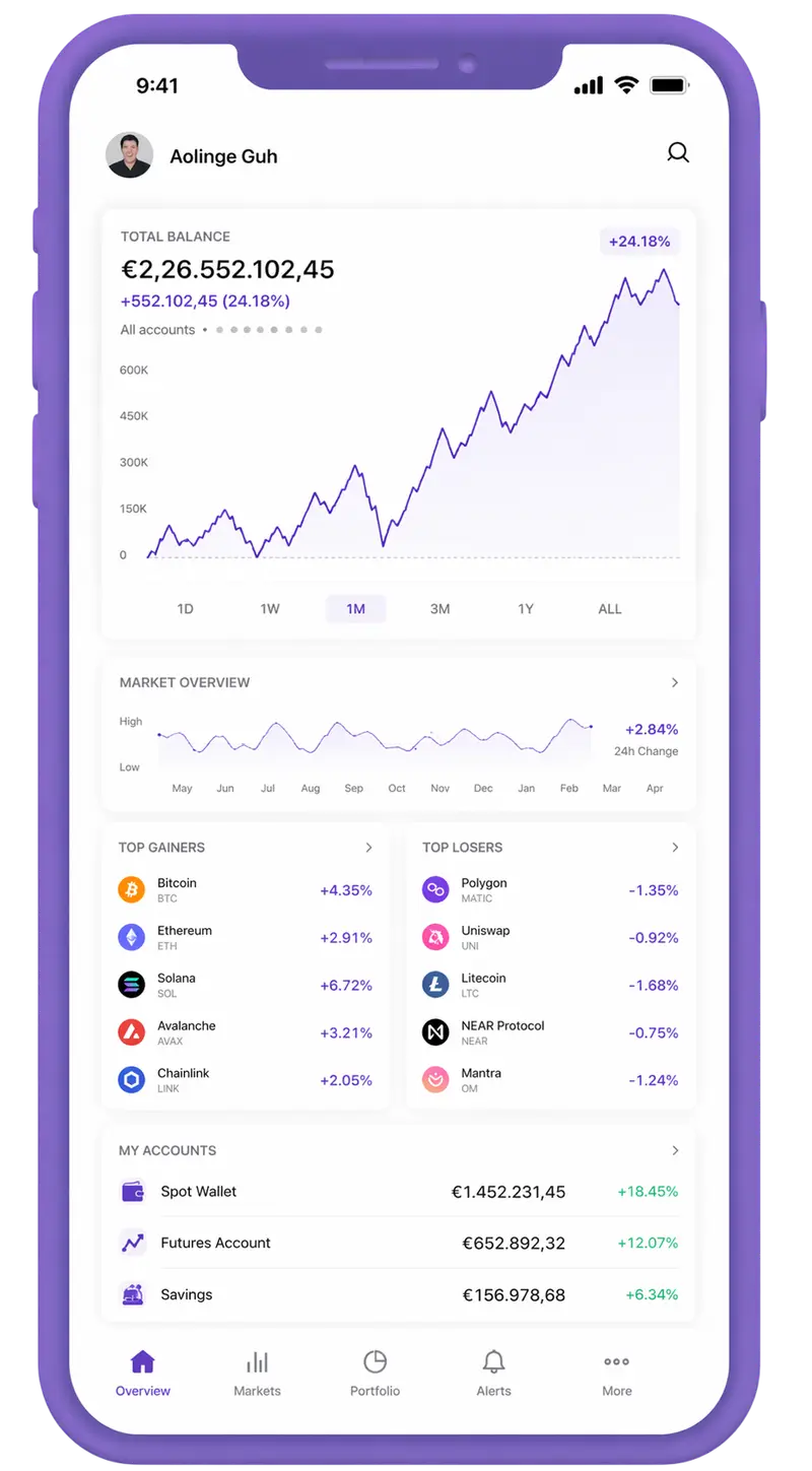Blank Sparheim trading app